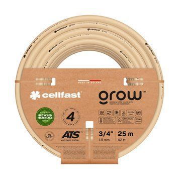 Шланг садовий Cellfast GROW 3/4" 25 м, 4 шарів, до 27 Бар, -20&hellip;+60&deg;C 13-521 фото