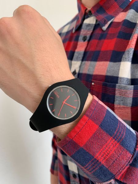 Дитячий годинник Skmei Rubber Black 9068 9068 фото