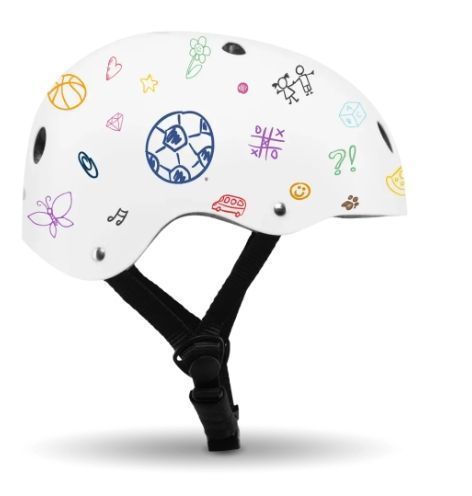 Детский велосипедный шлем Lionelo Helmet White 44377024 фото