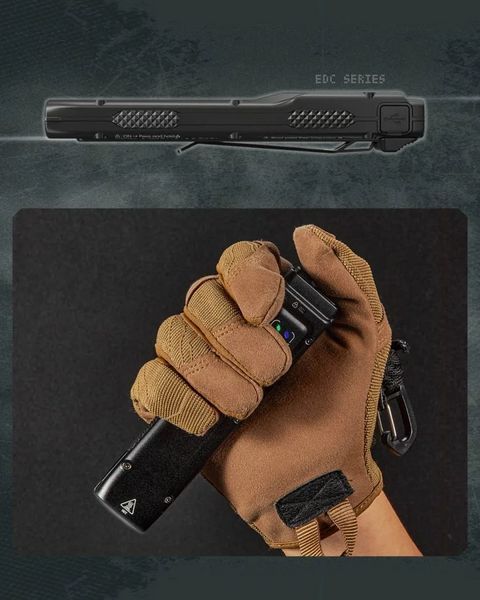 Потужний ручний ліхтар Nitecore EDC25 USB Type-C 3000лм (Чорний) 712641 фото