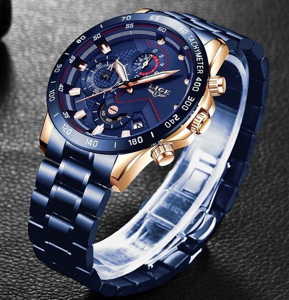 Годинник Lige Blue Stanford 8107 фото