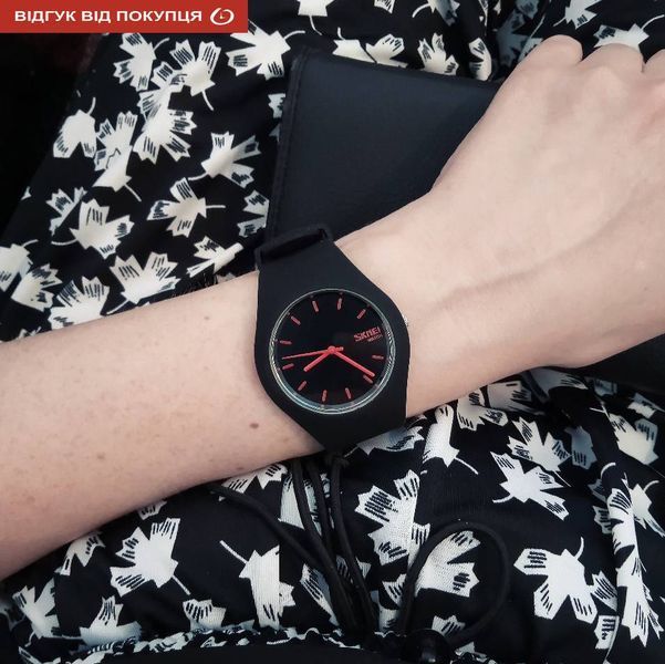Дитячий годинник Skmei Rubber Black 9068 9068 фото