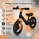 Беговел Lionelo Toni Black Orange - Черно-оранжевый детский беговел от 18 месяцев, с подножкой, колеса EVA, легкий 108967019 фото 1