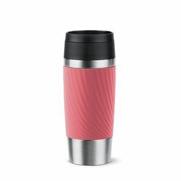 Термочашка Tefal Travel Mug Classic Twist, 0.36л, нержавіюча сталь, кораловий N2024410 фото