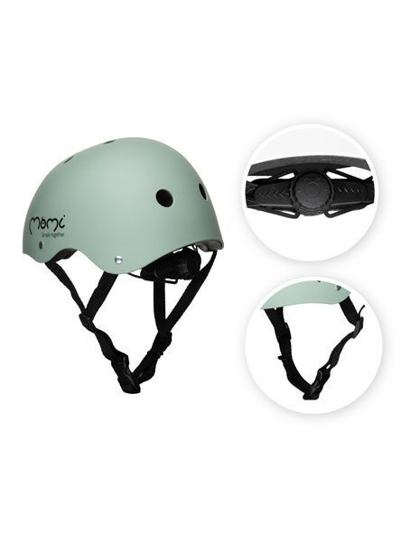 Детский велосипедный шлем MoMi MIMI Mat Green 117218337 фото