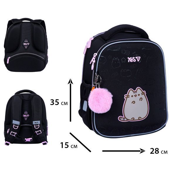 Рюкзак каркасный школьный Yes My Pusheen H-100S 550206 фото