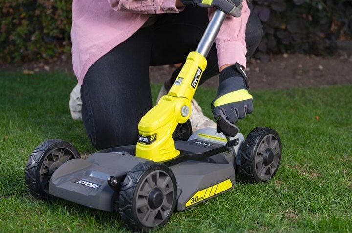 Тример-газонокосарка акумуляторний Ryobi ONE+ RY18LMC30A-0 18В 30см висота 38-75мм EasyEdge телескопічна штанга 6.4кг без АКБ та ЗП 5133005917 фото
