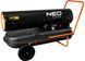 Тепловая пушка дизель/керосин Neo Tools, 50 кВт, 1100м3/ч, прямого нагрева, бак 50л, расход 4.7л/ч, IPX4, колеса 90-082 фото 1