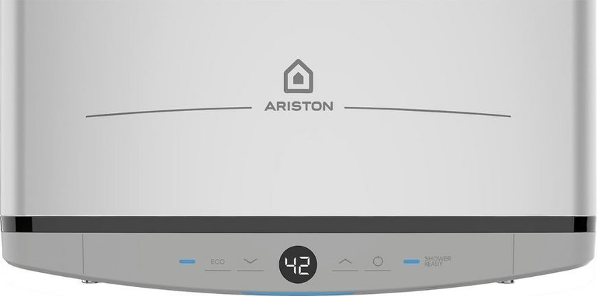 Водонагреватель электрический плоский слим Ariston VELIS TECH 100 EU, 100л, 2*1,5кВт, универсальный монтаж, электронное управление, B, Италия, Серый 3100919 фото