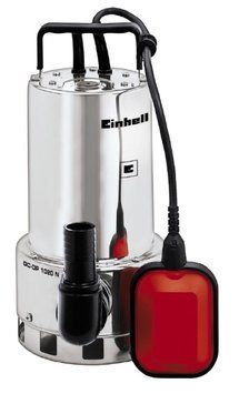 Насос дренажный Einhell GC-DP 1020 N, 1000 Вт, 18000 лч, высота 9 м, глубина 5м, нержавеющая сталь, 7.2 кг 4170773 фото