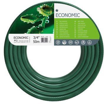 Шланг садовий Cellfast ECONOMIC 3/4", 50м, 3-х шаровий, до 20 Бар, -10&hellip;+50&deg;C 10-022 фото