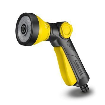 Ороситель ручной Karcher, пистолетный, 3 режима, регулировка напора воды, блокировка кнопки полива 2.645-266.0 фото