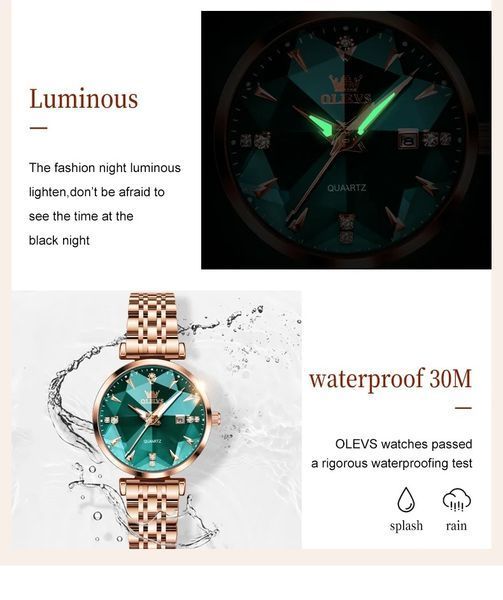 Годинник Olevs Diamond 1716 фото