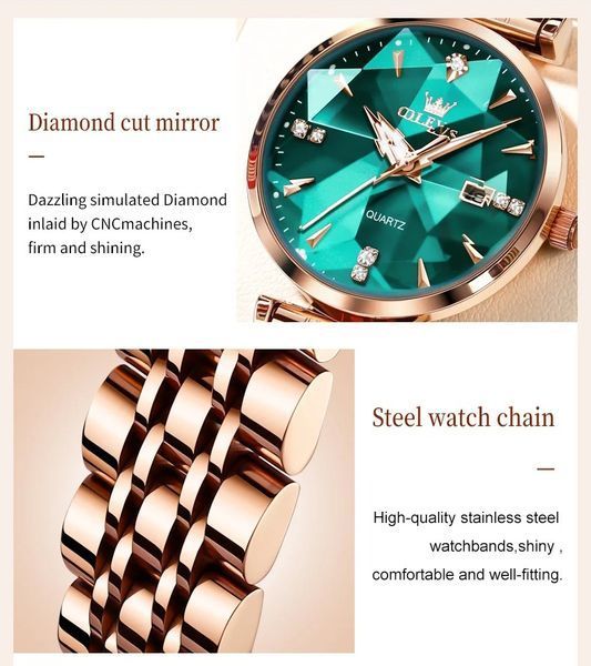 Годинник Olevs Diamond 1716 фото