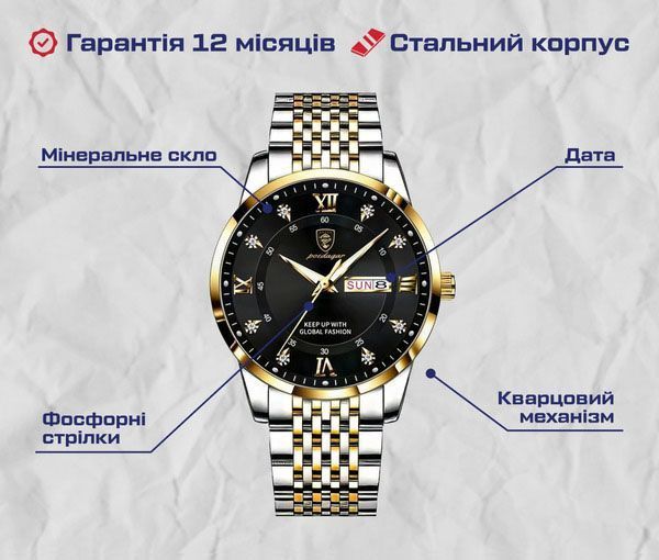 Годинник Hemsut Poedagar 7081 фото