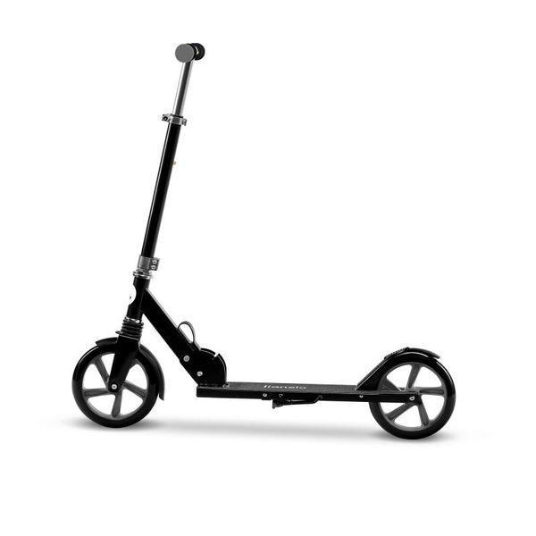 Детский городской складной самокат Lionelo Luca BLACK GRAPHITE с двумя колесами 25045962 фото