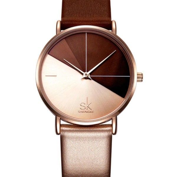 Годинник Shengke Duos Brown 1369 фото