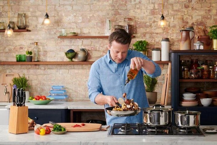 Ківш 18 см (2.2 л) Tefal Jamie Oliver Home Cook, нержавіюча сталь E3182375 фото