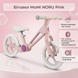 Біговел MoMi NORU Pink &mdash; Рожевий дитячий велобіг, від 2 років, надлегкий, колеса EVA, з ручкою для перенесення 116975700 фото 1