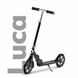 Детский городской складной самокат Lionelo Luca BLACK GRAPHITE с двумя колесами 25045962 фото 7