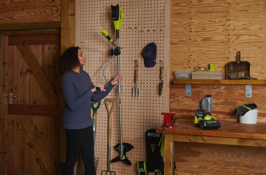 Триммер садовый аккумуляторный Ryobi Max Power RY36BCX30A-0 36В 30см нож/леска 40см эргоремни Vertebrae 4.7кг без АКБ и ЗП 5133005476 фото