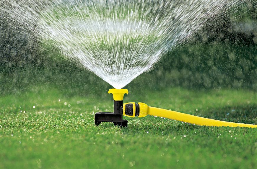 Ороситель дождевой Karcher "CS 90 spike", на ножке, круговой 9 м, площадь полива до 64 м2. 2.645-024.0 фото