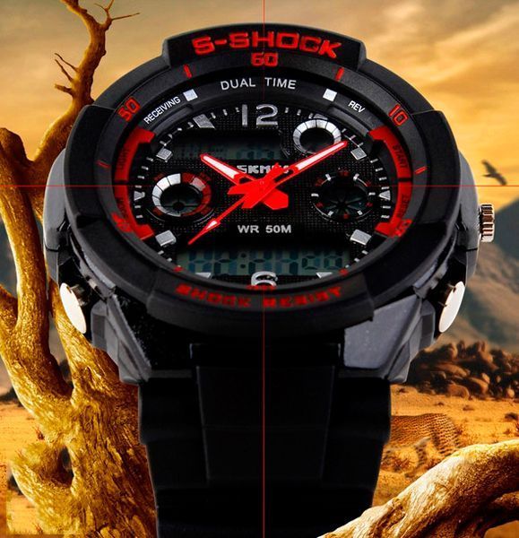 Модний годинник Skmei S-Shock Red 0931R 0931R фото