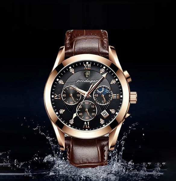 Годинник Poedagar Magnat Gold 1632 фото