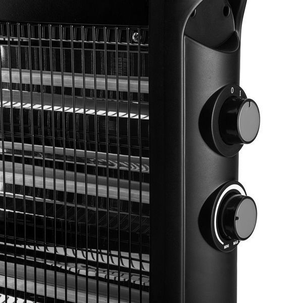 Инфракрасный обогреватель Neo Tools, 1200Вт, кварцевый нагревательный элемент, черный 90-111 фото