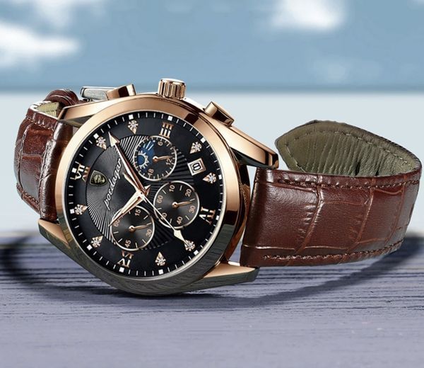 Годинник Poedagar Magnat Gold 1632 фото