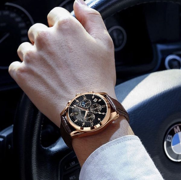 Годинник Poedagar Magnat Gold 1632 фото