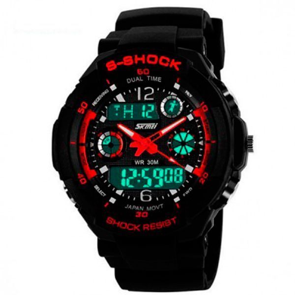 Модний годинник Skmei S-Shock Red 0931R 0931R фото