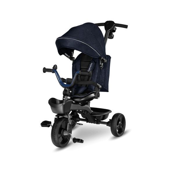 Трехколесный велосипед Lionelo KORI BLUE NAVY Детский велосипед с родительской ручкой 26209990 фото