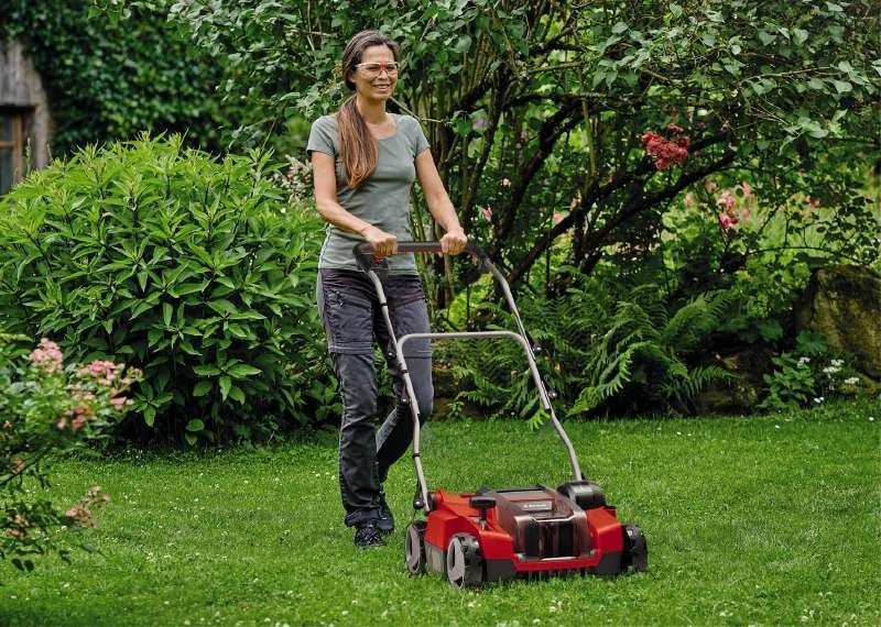 Аератор-скарифікатор акумуляторний Einhell GE-SC 36/35 Li - Solo 36В 35см безщітковий ножі 16шт 9.94кг (без АКБ та ЗП) 3420680 фото