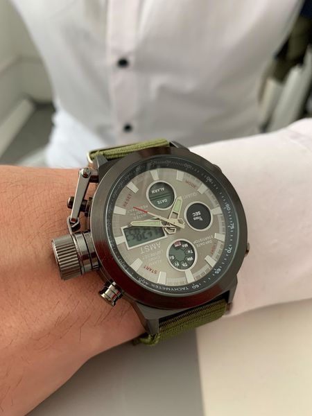 Годинник AMST Mountain Green 1277 фото