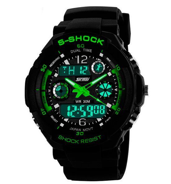 Годинник Skmei S-Shock Green 0931 0931 фото