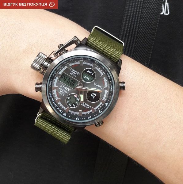 Годинник AMST Mountain Green 1277 фото