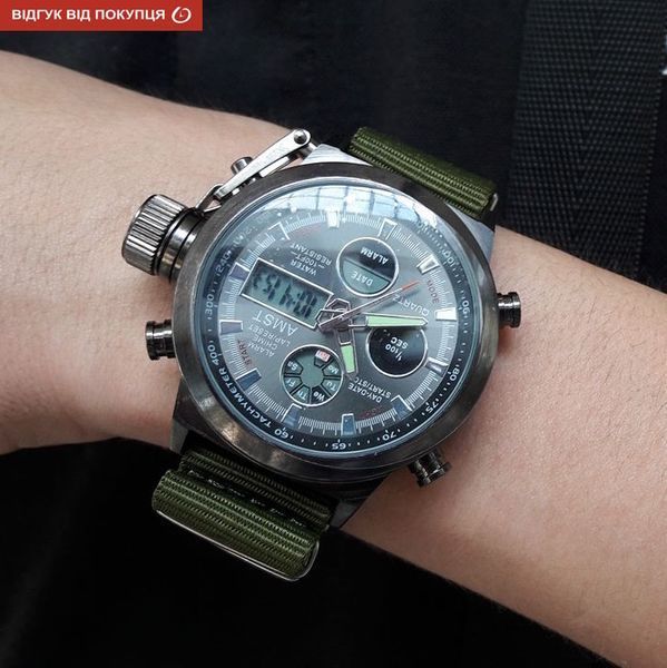 Годинник AMST Mountain Green 1277 фото