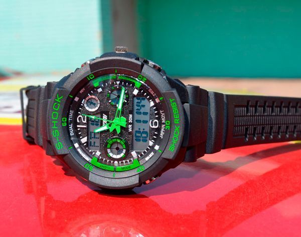 Годинник Skmei S-Shock Green 0931 0931 фото