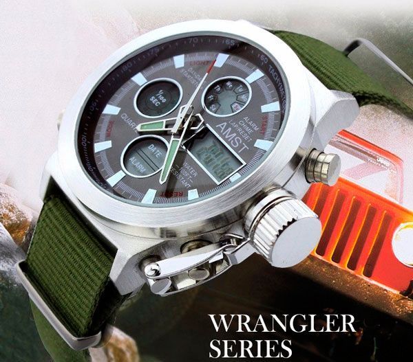 Годинник AMST Mountain Green 1277 фото