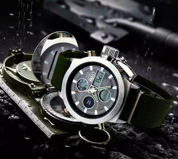 Годинник AMST Mountain Green 1277 фото