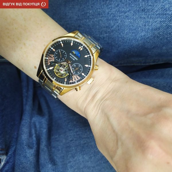 Годинник Guanquin Prestige Gold 7801 фото