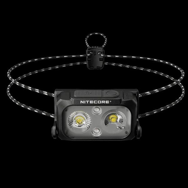 Налобный легкий фонарик Nitecore NU25 UL New с белым и красным светом (Черный) 712583 фото