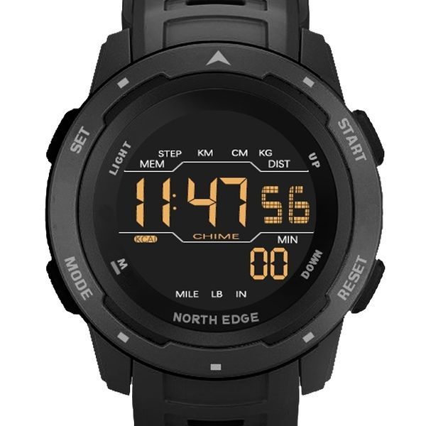 Часы North Edge MARS Pro Black 5BAR 5875 фото