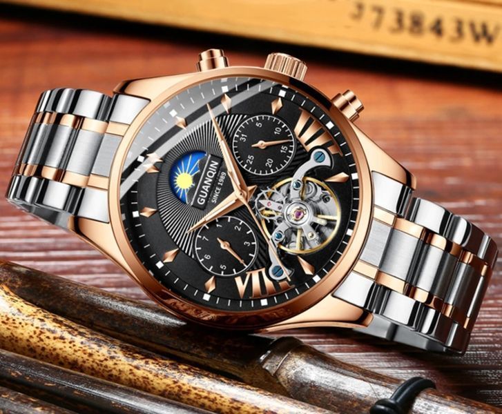 Годинник Guanquin Prestige Gold 7801 фото