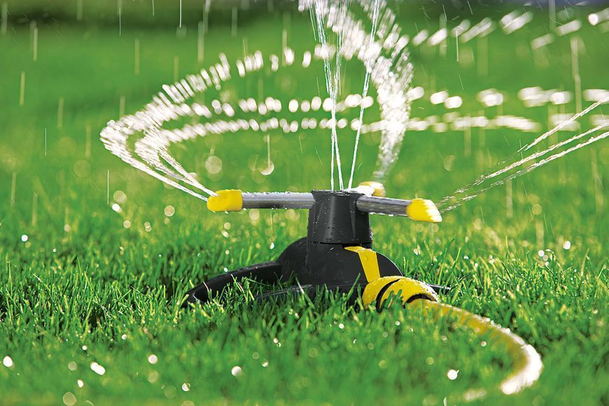 Ороситель дождевой Karcher "RS 130/3", вращающийся, круговой, площадь полива до 95-133 м2. 2.645-019.0 фото