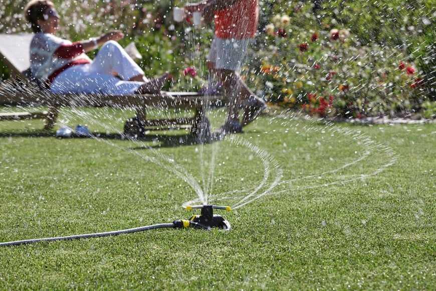 Ороситель дождевой Karcher "RS 130/3", вращающийся, круговой, площадь полива до 95-133 м2. 2.645-019.0 фото