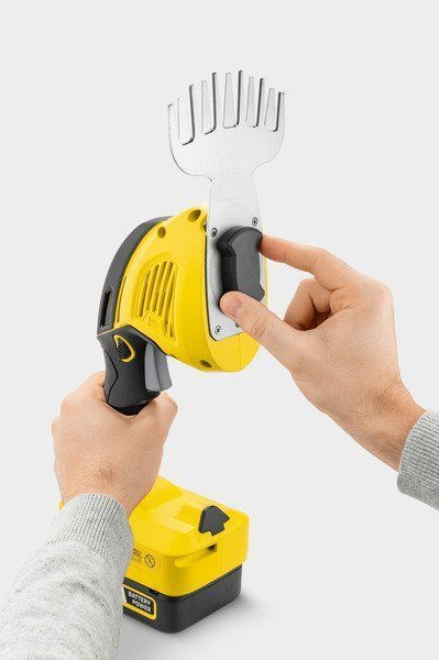 Ножиці для трави акумуляторні Karhcer GSH 18-20 Battery 18В + насадка кущоріз 20см крок 10мм 1.15кг (без АКБ і ЗП) 1.444-200.0 фото