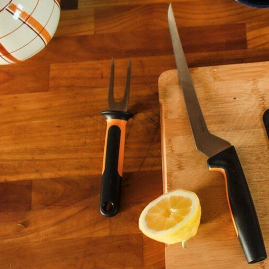 Виделка для риби Fiskars Functional Form, 7 см, нерж. сталь, пластик 1057547 фото