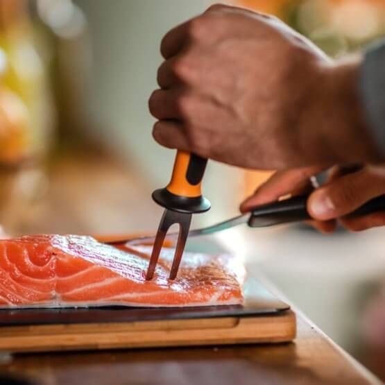Виделка для риби Fiskars Functional Form, 7 см, нерж. сталь, пластик 1057547 фото
